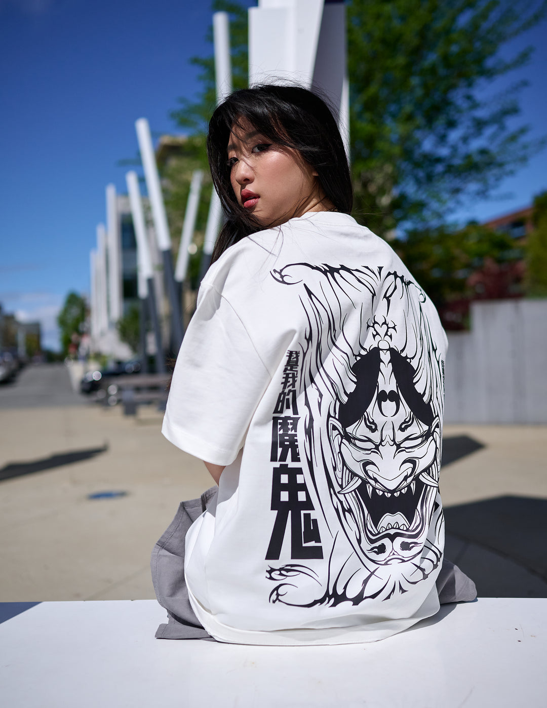 Hannya Sigilism T-shirt white